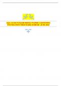 AQA GCSE PANJABI 8683&sol;LF PAPER 1 LISTENING  FOUNDATION TIER MARK SCHEME JUNE 2024