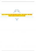 AQA GCSE PANJABI 8683&sol;RH PAPER 3 READING HIGHER  TIER MARK SCHEME JUNE 2024
