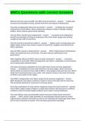 MNCs Questions with correct Answers