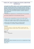 NURS C475_ Quiz 2 COMPLETE STUDY GUIDE WITH RATIONALE