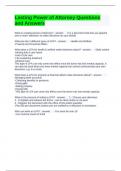 Lasting Power of Attorney Questions and Answers