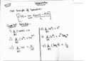 DIFFERENTIATION FORMULAS