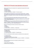 NBSTSA CST Practice Exam Questions
