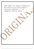 Exam &lpar;elaborations&rpar; Organic Chemistry 6th Edition
