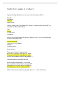 NURS 5301 Midterm Exam & Study Guide