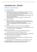 Aardrijkunde &lpar;4h&sol;5h&rpar; - Samenvatting - De Geo - Brazili&euml; - Hoofdstuk 1