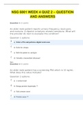 NSG 6001 WEEK 4 QUIZ 2 &ndash; QUESTION AND ANSWERS