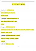 1-150 BSEP words  QUESTIONS & ANSWERS 2024 &sol;2025&lpar; A&plus; GRADED 100&percnt; VERIFIED&rpar;