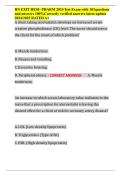 RN EXIT HESI- PHARM 2024 Test Exam with 103 questions and answers 100&percnt; Correctly verified answers latest update 2024&sol;2025 RATED A&plus;