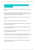 Governmental Accounting questions and answers&period;