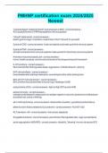 PMHNP certification exam 2024&sol;2025  Newest
