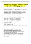 Nutrition ATI proctored questions and answers&vert; verified 100&percnt;&colon;> graded A&plus;