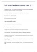 kyle turner business strategy exam 1 with 100&percnt; correct answers