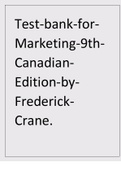 Test-bank-for-Marketing-9th-Canadian-Edition-by-Frederick-Crane