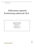 Differentiate marketing paper(C&A)