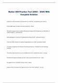 Barber 260 Practice Test &lpar;2023 &ndash; 2024&rpar; With  Complete Solution