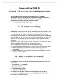 Samenvatting Ontwikkelingspsychologie, ISBN: 9789001754310  OWE 2 Ontwikkelingspsychologie