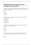 605-MidTerm Exam Questions And Already Passed Answers&period;