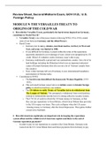 GOV 312L: Review Sheet, Second Midterm Exam, U.S. Foreign Policy