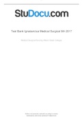 Test Bank Medical Surgical Nursing 9th Edition Ignatavicius Workman