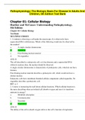 Huether and McCance: Understanding Pathophysiology, 5th Edition TEST BANK - With answer elaborations