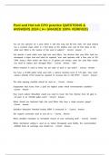 Pool and Hot tub CPO practice QUESTIONS & ANSWERS 2024 &lpar; A&plus; GRADED 100- VERIFIED&rpar;&period;