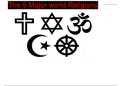 The 5 Major world religions