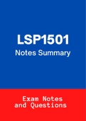 LSP1501 - EXAM PACK (2022)