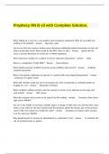Prophecy RN B v3 with Complete Solution&period;