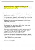 Prophecy medical surgical-telemetry Exam Questions And Answers&period;