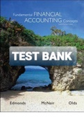 Exam (elaborations) Test Bank for Fundamental Financial Accounting Concepts 8th Edition Edmonds, Olds, McNair