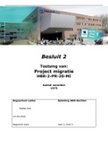 Besluit 2 - project migratie