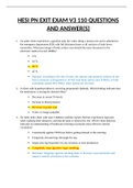 Exam &lpar;elaborations&rpar; HESI PN EXIT EXAM V3 110 QUESTIONS AND ANSWER&lpar;S&rpar; &lpar;HEALTHSCICOH315&rpar; 