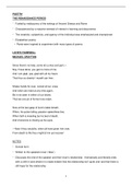 IEB English home language poetry notes (all 19 poems for 2020-2022)