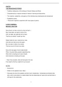 IEB English home language poetry notes &lpar;all 19 poems for 2020-2022&rpar;
