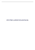 INV3702 LATEST EXAM PACK LATEST 2021 WITH ANSWERS