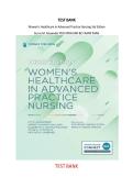 Test Bank for Women&rsquo;s Healthcare in Advanced Practice Nursing 3rd Edition by Ivy M&period; Alexander