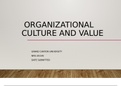 NRS 451VN Topic 4 Assignment; Organizational Culture and Value - PowerPoint Presentation (Version 2)