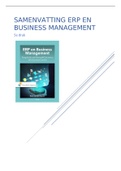 Samenvatting ERP en Business management - hoofdstuk 1,2,3, 5, 6 en 7
