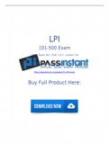 LPI 101-500 Dumps (2021) Real 101-500 Exam Questions And Accurate Answers