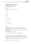 Wiskunde A - vwo 4 - hoofdstuk 3 - oefentoets met uitwerkingen