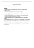 Samenvatting Groepsdynamica