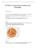 ATI TEAS 6 - Science (Human Anatomy  and Physiology)