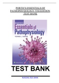 Porths Essentials of Pathophysiology 5th Edition Test Bank