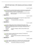 NR 508 PHARMACOLOGY FINAL EXAM