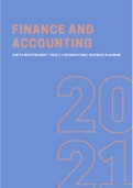 Accounting and finance for non-specialists