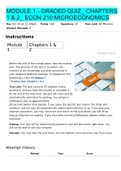 MODULE 1 - GRADED QUIZ&lowbar; CHAPTERS 1 & 2&lowbar; ECON 210 MICROECONOMICS