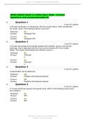 NURS 6501N Week 11 Patho Quiz 2020 – Correct Questions and Answers(Graded A)
