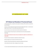 ATI COMPREHENSIVE EXIT EXAM  graded A&plus;
