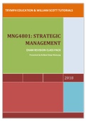 MNG4801: STRATEGIC MANAGEMENT